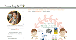 Desktop Screenshot of missbizibee.com